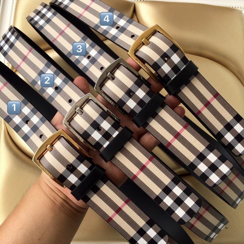 Burberry Belt 34mmX95-125CM 7d37